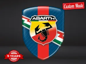 Fiat Abarth Automotive Badges Pro Max Lasting Stylish Design